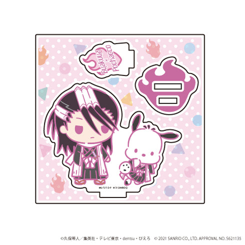 『BLEACH×Sanrio characters』アクリルフィギュアプレート 03/朽木白哉&ポチャッコ